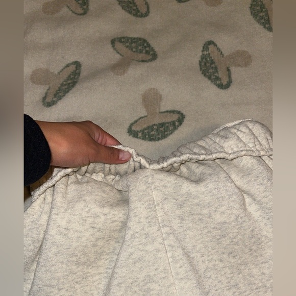 Casual wide leg gray sweatpants - Picture 7 of 9